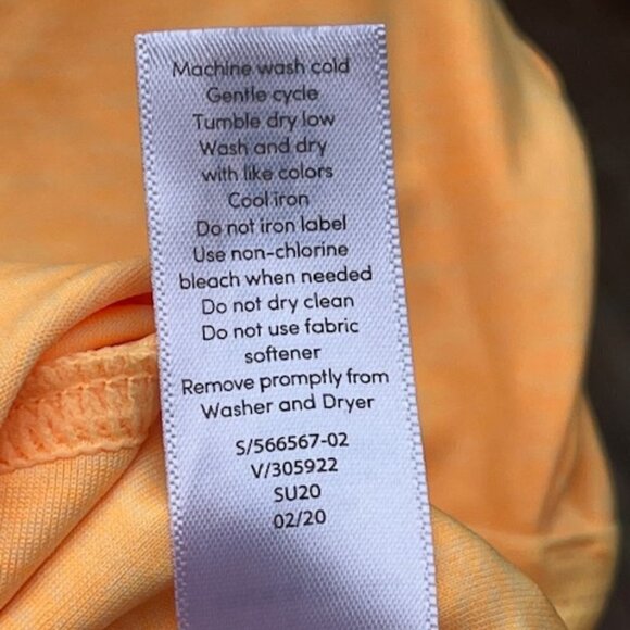 Athleta EUC Women's Acapulo Orange Cross Current Activewear Dress Size XSmall - Picture 11 of 15